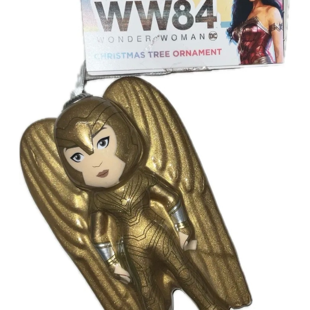 WW 84 WONDER WOMAN Golden Armor Decoupage Ornament by Hallmark